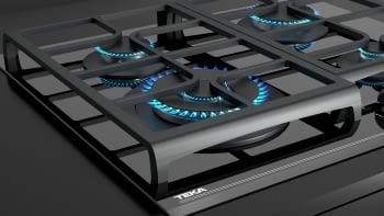 Placa de Gas Teka GZC 64320 (112570038) de 60 cm con 4 Quemadores de Gas Butano con ExactFlame y 9 niveles de potencia - 10