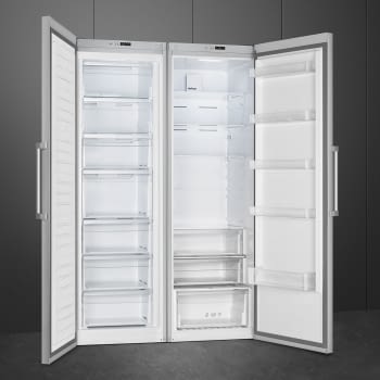Frigorífico Vertical Smeg FS18EV2HX Inoxidable antihuellas de 186 x 60 cm No Frost | Apertura derecha Reversible | A++ - 3
