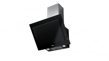 Campana decorativa vertical Teka DVT 68660 TBS (112930039) en Cristal Negro, de 60cm a 698 m³/h | Sistema aspiración Dual y Perimetral "Contour"  | Clase A+ - 6