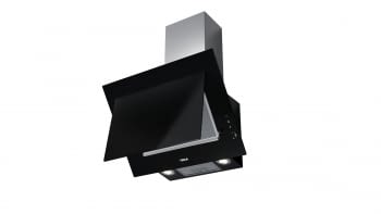Campana decorativa vertical Teka DVT 68660 TBS (112930039) en Cristal Negro, de 60cm a 698 m³/h | Sistema aspiración Dual y Perimetral "Contour"  | Clase A+ - 9