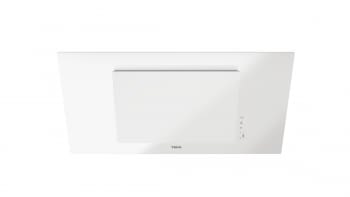 Campana decorativa vertical Teka DVT 98660 TBS (112930044) en Cristal Blanco, de 90cm a 698 m³/h | Sistema aspiración "Contour"  | Clase A+ - 3