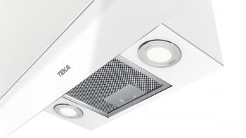 Campana decorativa vertical Teka DVT 78660 TBS (112930042) en Cristal Blanco, de 70cm a 698 m³/h | Función FreshAir | Sistema aspiración "Contour"  | Clase A+ - 13