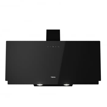 Campana decorativa vertical Teka DVN 94030 TTC (112950008) en Cristal Negro, de 90 cm a 425 m³/h | Sistema aspiración Perimetral - 2