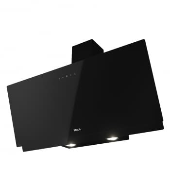 Campana decorativa vertical Teka DVN 94030 TTC (112950008) en Cristal Negro, de 90 cm a 425 m³/h | Sistema aspiración Perimetral - 4