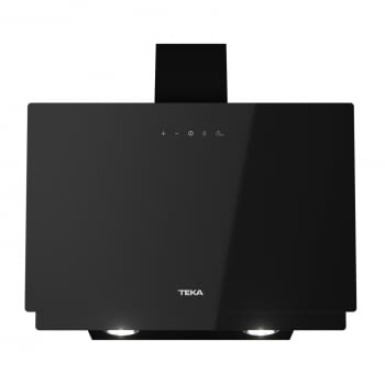 Campana decorativa vertical Teka DVN 64030 TTC (112950004) en Cristal Negro, de 60 cm a 425 m³/h | Sistema aspiración Perimetral