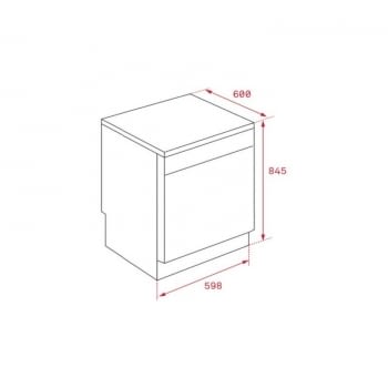 Lavavajillas Teka LP8 600 (114220000) Blanco de 60 cm para 12 cubiertos con 4 programas | Clase A+ - 3
