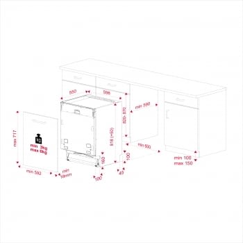 Lavavajillas Teka DFI 46900 (114270005) Integrable de 60 cm para 14 cubiertos con 9 programas a 6 temperaturas | Motor Inverter Clase A++ - 12