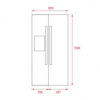 Frigorífico Side by Side Teka RLF 74920 (113430011) Inoxidable de 178.8 x 89.5 cm No Frost | Dispensador agua y hielo | Clase A++ - 11