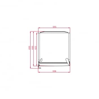 Frigorífico Combi Teka RBF 78630 (113400003) Inoxidable, de 200 x 60 cm y 360 L, No Frost | Aire fresco IonClean | Clase A++ - 11
