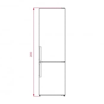 Frigorífico Combi Teka RBF 78630 (113400003) Inoxidable, de 200 x 60 cm y 360 L, No Frost | Aire fresco IonClean | Clase A++ - 14