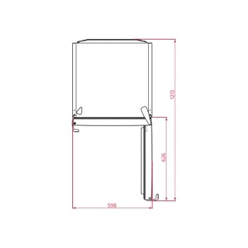 Frigorífico Combi Teka RBF 78620 (113400004) Inoxidable, de 186 x 60 cm y 324 L, No Frost | Aire fresco IonClean | Clase A++ - 10