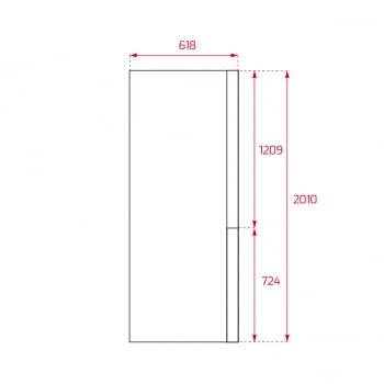 Frigorífico Combi Teka NFL 430 S (113410001) Blanco, de 201 x 60 cm y 326 L, No Frost | Clase A++ - 9