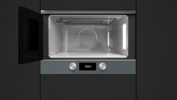 Microondas Teka ML 8220 BIS (112030002) en Cristal Gris, Integrable con base cerámica y 5 niveles de potencia  con Grill a 1200 W - 13
