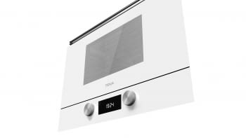 Microondas Teka ML 8220 BIS (112030000) en Cristal Blanco, Integrable con base cerámica y 5 niveles de potencia  con Grill a 1200 W - 5