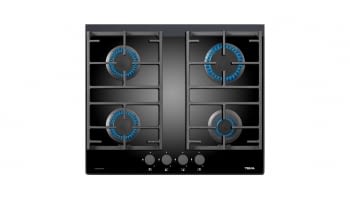 Encimera de gas Teka 40216210 CGW LUX 60 4G AI AL GAS NATURAL | 4 Fuegos | Cristal templado negro, Sistema
