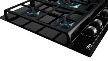 Encimera de gas Teka 40216210 CGW LUX 60 4G AI AL GAS NATURAL | 4 Fuegos | Cristal templado negro, Sistema - 2