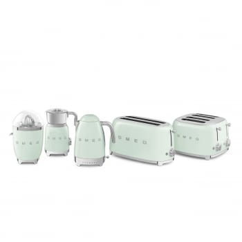 Tostadora Vintage XXL SMEG TSF02PGEU de 1500 W | 4 Rebanadas | Color Verde Agua | Estilo 50 Style - 4