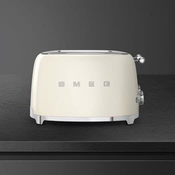Tostadora Americana Vintage SMEG TSF03CREU de 2000 W | 4 Rebanadas | Color Crema | Estilo 50 Style - 3