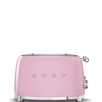 Tostadora Americana Vintage SMEG TSF03PKEU de 2000 W | 4 Rebanadas | Color Rosa | Estilo 50 Style - 2