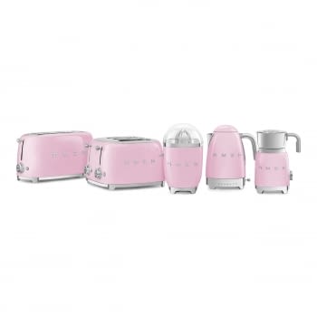 Tostadora Americana Vintage SMEG TSF03PKEU de 2000 W | 4 Rebanadas | Color Rosa | Estilo 50 Style - 3