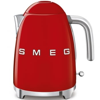 Hervidor Smeg KLF03RDEU Rojo de 1.7 Litros | Máx 100ºC con apagado automático