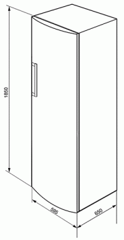 SMEG FA45X2PNE FRIGORIFICO SELECCION MONOPUERTA CICLICO 1.85M A++ INOX - 3