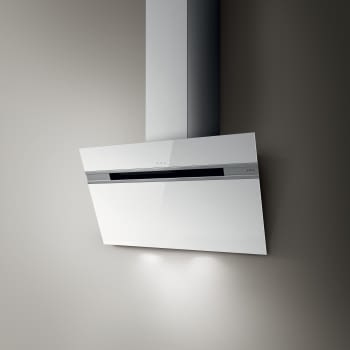 ELICA STRIPE WH/A/60 CAMPANA CRISTAL BLANCO INCLINADA 60CM 757M3/H