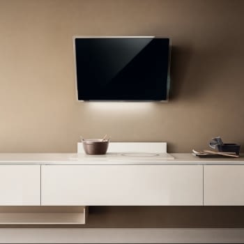 ELICA ELLE BL/F/80 CAMPANA CRISTAL NEGRO INCLINADA 80CM 669M3/H - 2