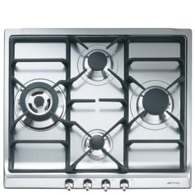 SMEG SER60SGH3 Placa de Gas Inoxidable 60 cm con 4 quemadores | Envío Gratis