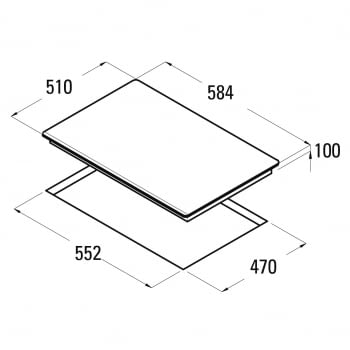 CATA RCI 631 WH PLACA GAS BLANCO RUSTICO 4 FUEGOS - 2