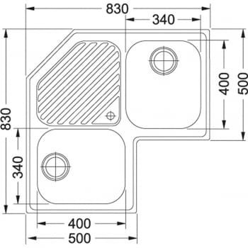 FRANKE PROGRESSO PNX-621-E FREGADERO ENCASTRE INOX - 2