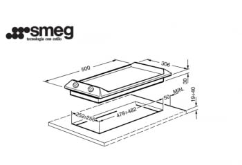 SMEG SEGR531X Placa Grill Selección 30cm Inox - 2