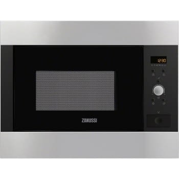 Microondas Zanussi ZBM26542XA Integrable de 900 W con 5 niveles de potencia Inox antihuellas de 26 l