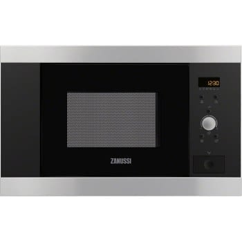 Microondas Zanussi ZBM17542XA Integrable de 800 W con 5 niveles de potencia Inox antihuellas de 17 l