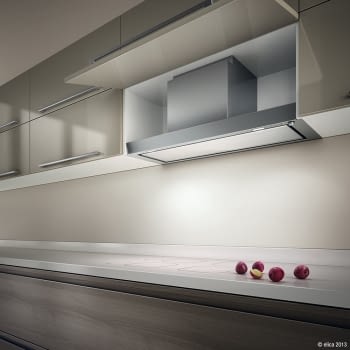 ELICA FILO IX/A/90 CAMPANA ENCASTRE INOX CRISTAL BLANCO 581M3/H - 3