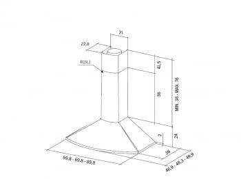 MEPAMSA TENDER PLUS 70 NEGRA FUNDICION CAMPANA 70CM 770M3/H - 2