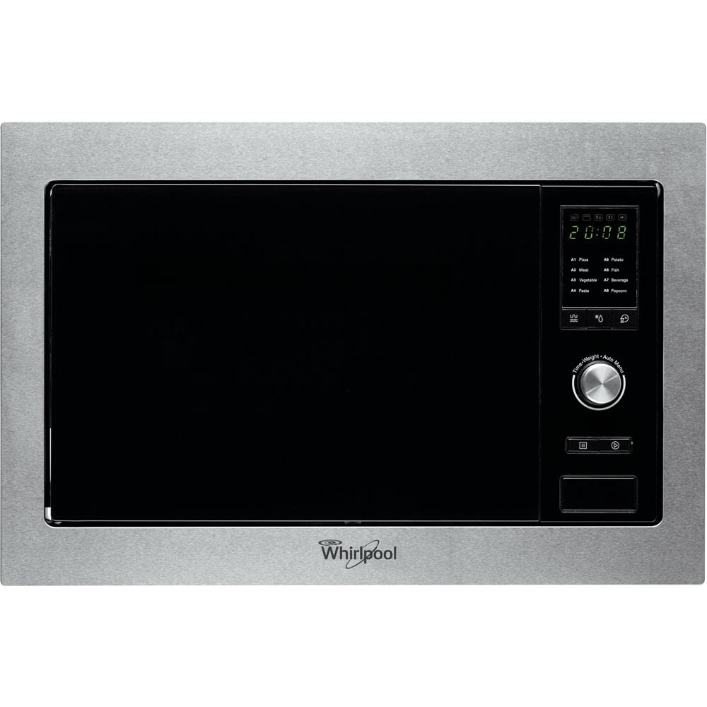 WHIRLPOOL AMW 160/IX MICROONDAS CRISTAL NEGRO INOX GRILL 25L - 