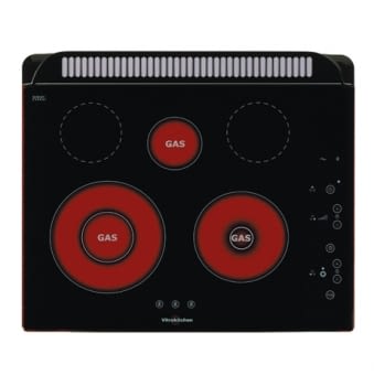 VITROKITCHEN PLACA VITROCERAMICA 101TGB GAS BUTANO 5 ZONAS