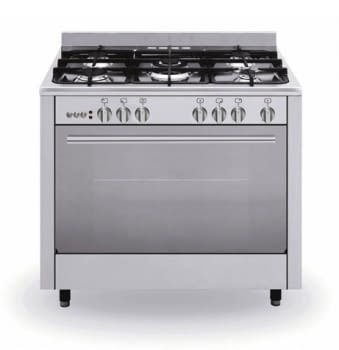 VITROKITCHEN MX96IN COCINA GLEM MATRIX GAS NATURAL INOX 90X60CM 5 FUEGOS