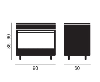 VITROKITCHEN MX96IB COCINA GLEM MATRIX GAS BUTANO INOX 90X60CM 5 FUEGOS - 3