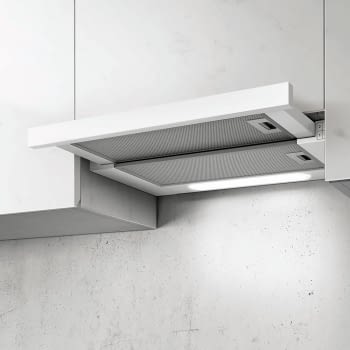 ELICA ELITE14 LUX WH/A/90 CAMPANA EXTRAIBLE ENCASTRE BLANCA 90CM 336M3/H