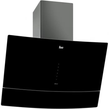 TEKA DVU590 B CAMPANA CRISTAL NEGRO CURVO INCLINADA 90CM 538M3/H