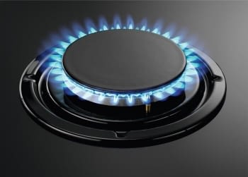 Placa de Gas Zanussi ZGO62414BA Negra de 60 cm con 4 quemadores (1 Wok) Termopar Parrilas de hierro fundido - 8