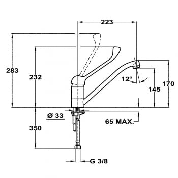 TEKA MED 913 GRIFO CAÑO BAJO - 2