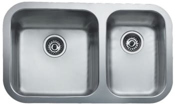 TEKA BE 2C 785 FREGADERO INOX 2 CUBETAS BAJO ENCIMERA