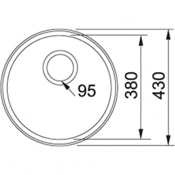FRANKE RAMBLA RAX-610-38 FREGADERO ENCASTRE INOX - 2