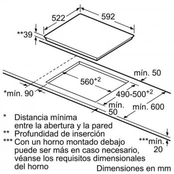 BALAY 3EB714ER VITROCERAMICA 3 ZONAS 60CM - 2