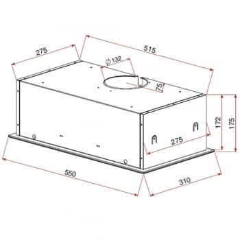 TEKA GFG-2 GRUPO FILTRANTE NEGRO 50CM 329M3/H - 2