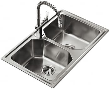 TEKA PREMIUM 2C 80 FREGADERO INOX 2 CUBETAS - 2