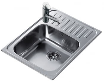 TEKA CLASSIC 1C 1E REV FREGADERO INOX 1 CUBETA + ESCURRIDOR MINI